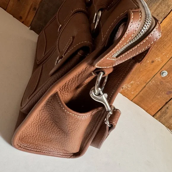 Dooney Double Pocket Satchel - Picture 5 of 14